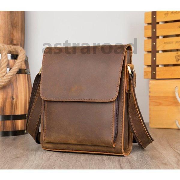 ショルダーバッグ メンズ 本革 斜め掛けバッグメッセンジャーバッグ