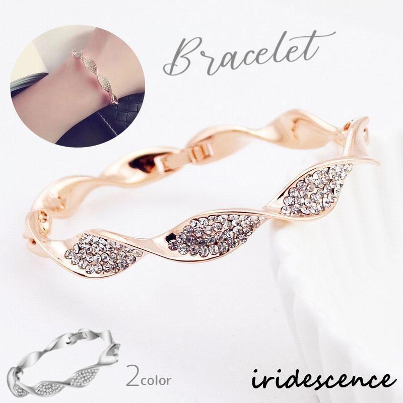 ブレスレット バングル レディース アクセサリー シルバーカラー