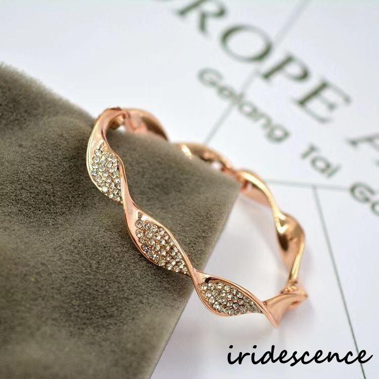 ブレスレット バングル レディース アクセサリー シルバーカラー