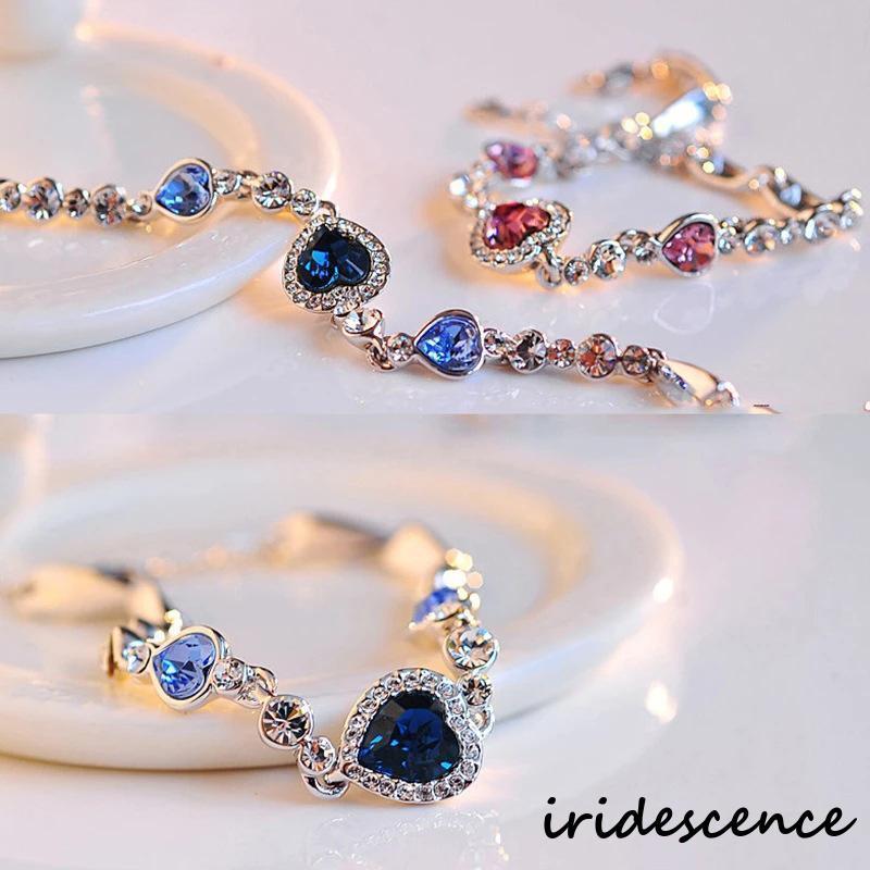 ブレスレット レディース アクセサリー 腕輪 ラインストーン サイズ調整可能 ハート かわいい おしゃれ ギフト プレゼント 贈り物 女性 婦人 服飾 | ブランド登録なし | 01