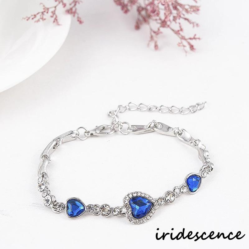 ブレスレット レディース アクセサリー 腕輪 ラインストーン サイズ調整可能 ハート かわいい おしゃれ ギフト プレゼント 贈り物 女性 婦人 服飾 | ブランド登録なし | 02