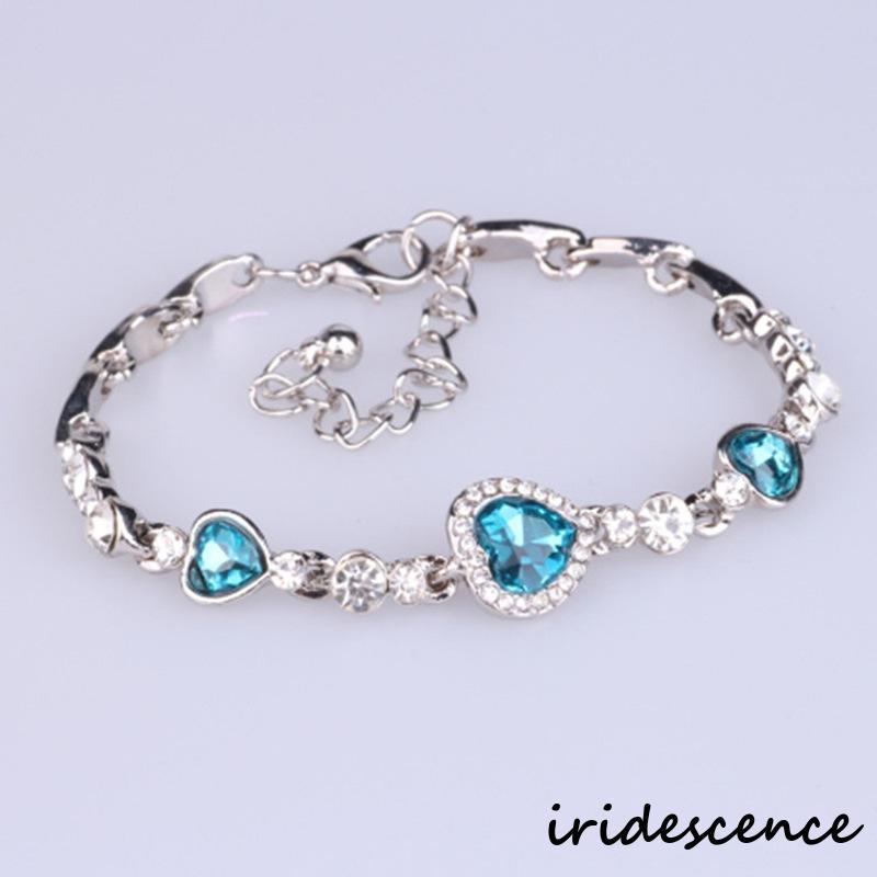 ブレスレット レディース アクセサリー 腕輪 ラインストーン サイズ調整可能 ハート かわいい おしゃれ ギフト プレゼント 贈り物 女性 婦人 服飾 | ブランド登録なし | 03