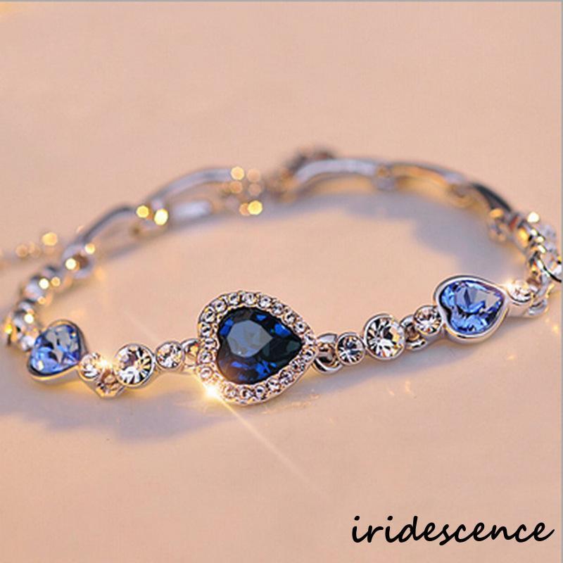 ブレスレット レディース アクセサリー 腕輪 ラインストーン サイズ調整可能 ハート かわいい おしゃれ ギフト プレゼント 贈り物 女性 婦人 服飾 | ブランド登録なし | 05