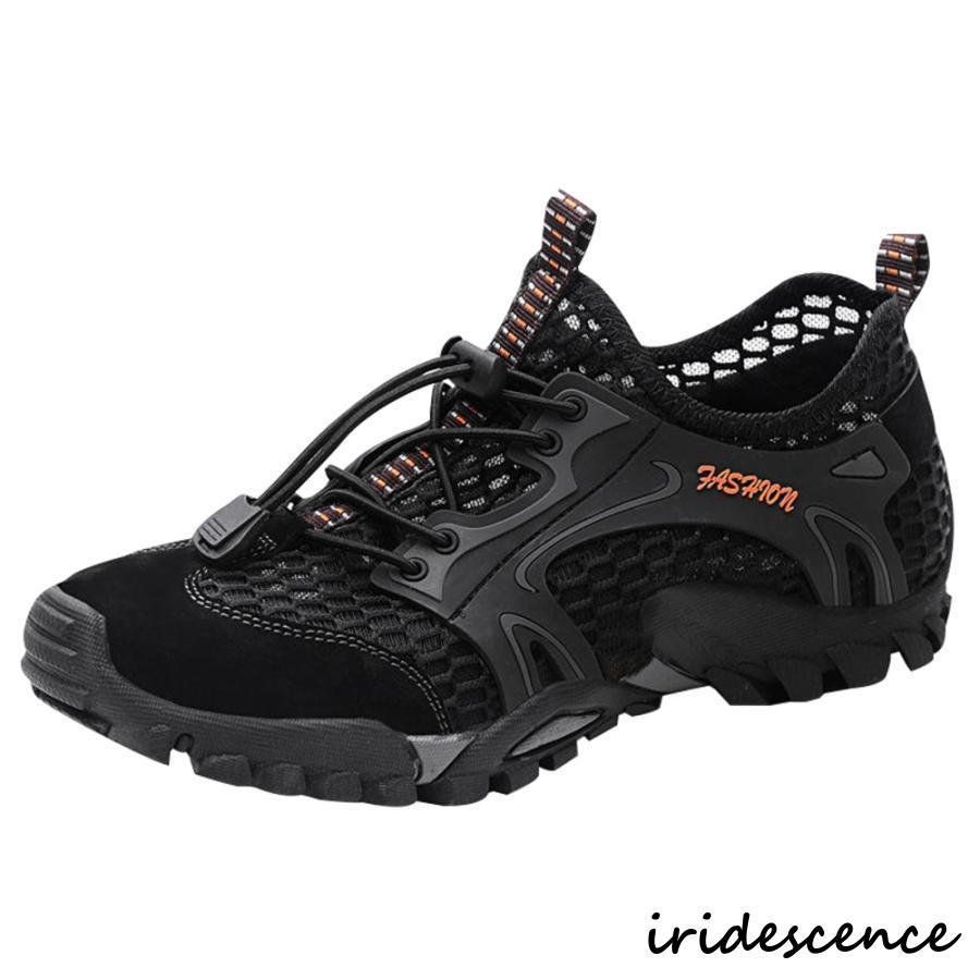 マリンシューズ ウォーターシューズ メンズ スニーカー 夏 大きいサイズ ランニング 大人 アクア ヨガシューズ ジムシューズ 軽量 通気 水陸両用 排水機能 安い | ブランド登録なし | 01