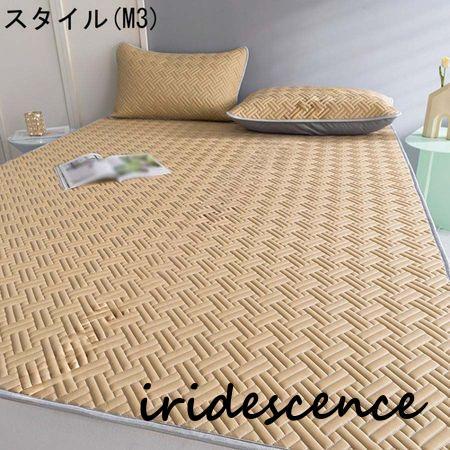 ベッドパッド 敷きパッド クイーン ポリエステル 春夏用 さらさら 汗取り敷きパッド 汗取り敷きパッド ベッドパッド 取り付け簡単 洗える 新生活 丸洗いOK | ブランド登録なし | 03