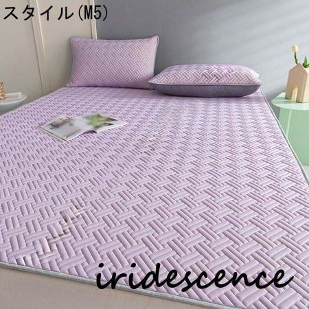 ベッドパッド 敷きパッド クイーン ポリエステル 春夏用 さらさら 汗取り敷きパッド 汗取り敷きパッド ベッドパッド 取り付け簡単 洗える 新生活 丸洗いOK | ブランド登録なし | 05