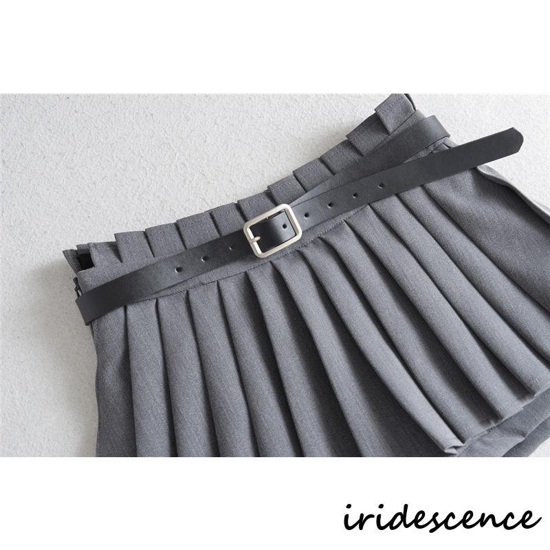 やっち♪ 　おまとめfamiliar160 トレーナー&スカート TWプリーツチェックスカート(S(140cm) 紺): ジュニア - ナルミヤ