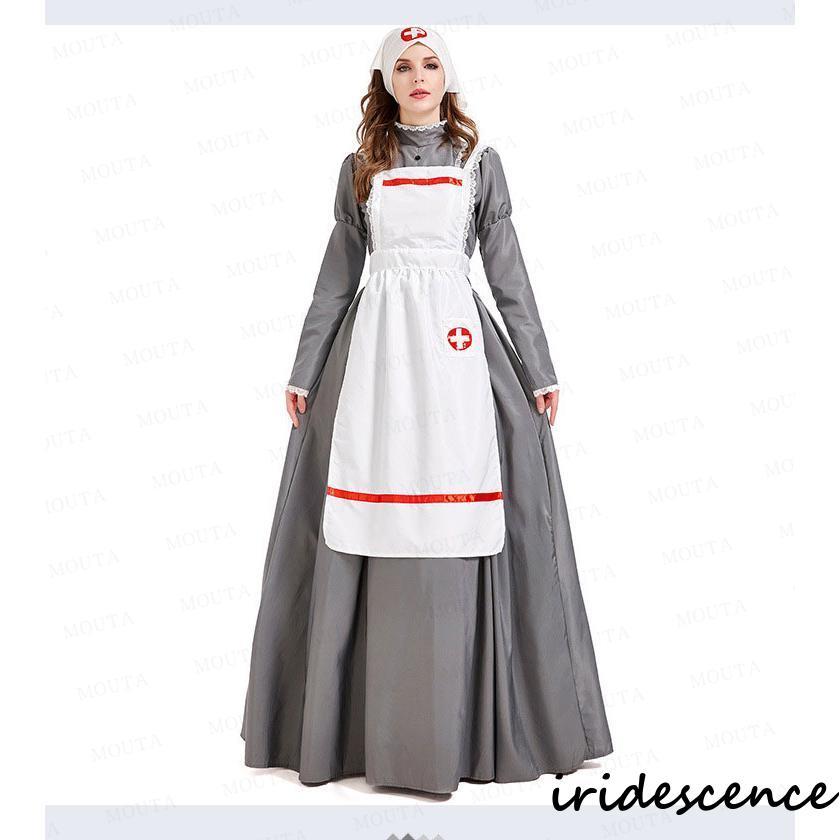 衣装 ヨーロッパ ナースコスチューム 仮装 ワンピース 大人 ドクター