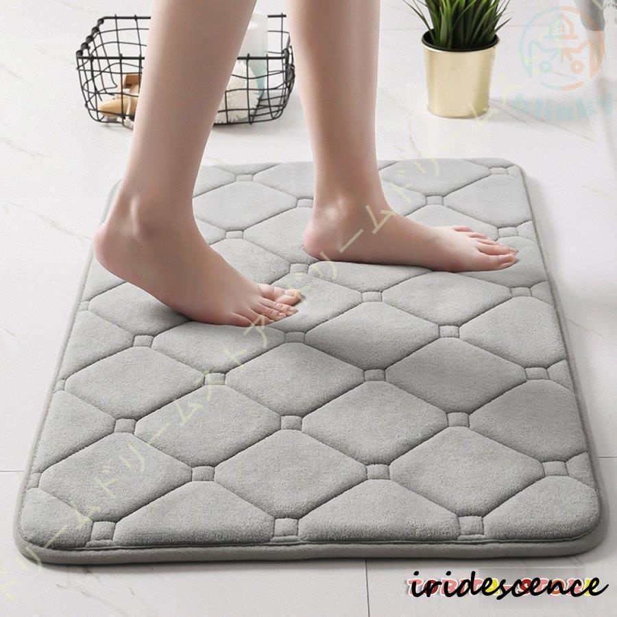 バスマット 拭ける 丸洗い キッチンマット お風呂マット 足ふきマット