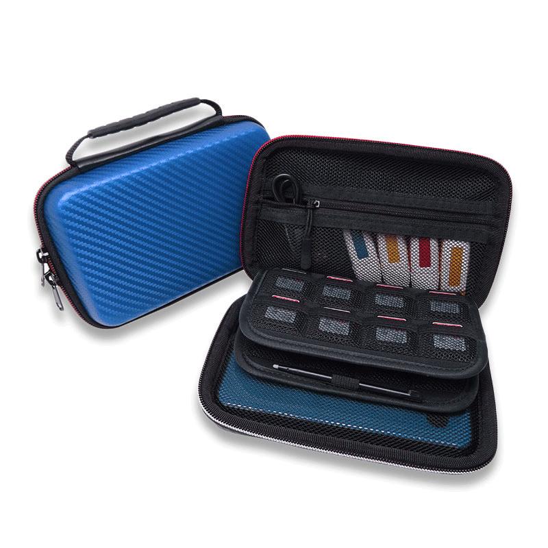 3DSLL ケース 保護 収納 セミハード ガジェット 3DS DSi 軽量 防水