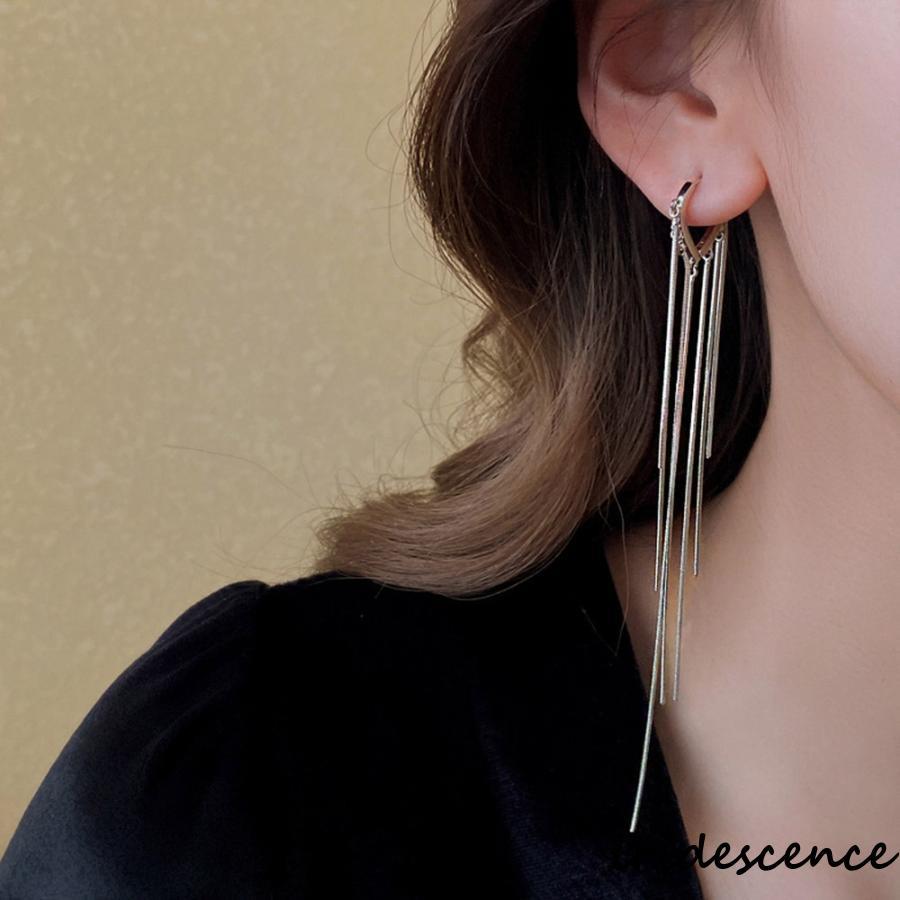 【905】チェーンタッセルのピアス／イヤリング 905】チェーンタッセルのピアス／イヤリング 905】チェーンタッセルの