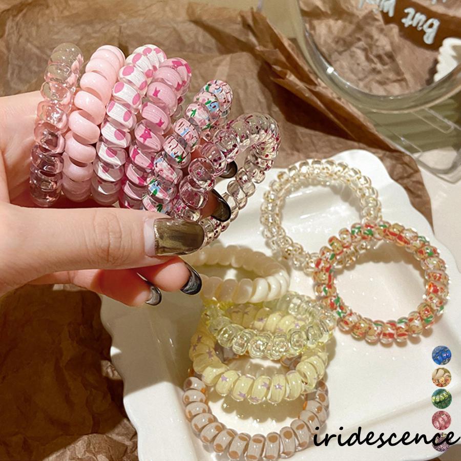グラデーションスプリングヘアゴム セット : アイリスの弓 - 通販 