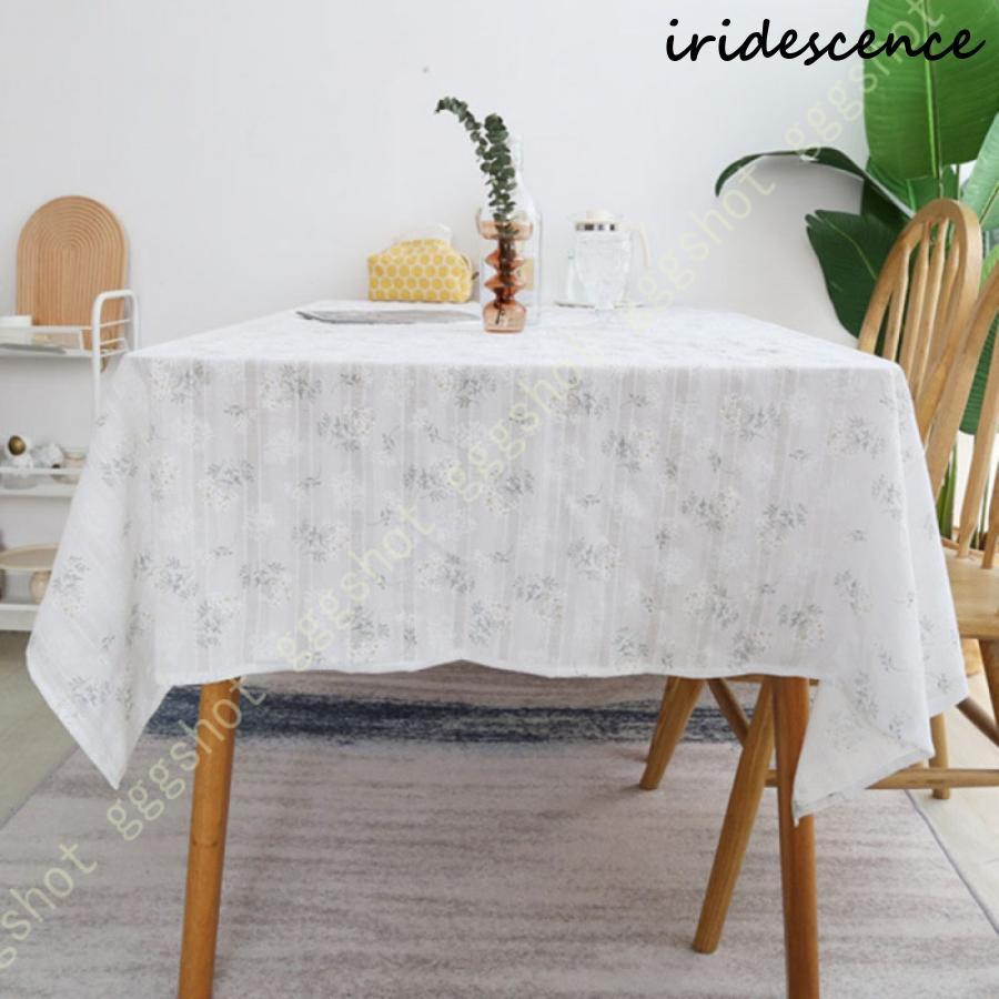 テーブルクロス 白 レース 綿 小さなテーブルクロス シングル