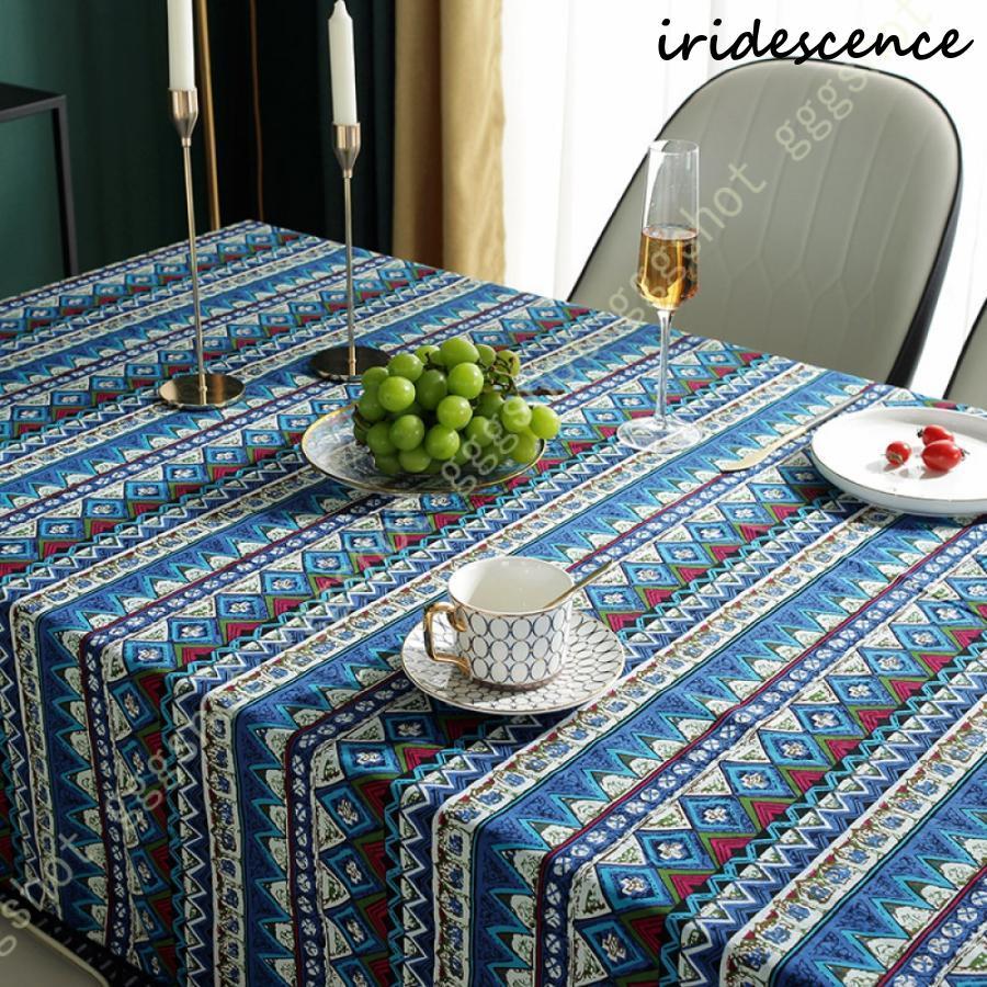 ボヘミアンテイスト・アンティークテーブルクロス・クロシェ編み・クリーニング済 ボヘミアンテイスト・アンティークテーブルクロス・クロシェ編み