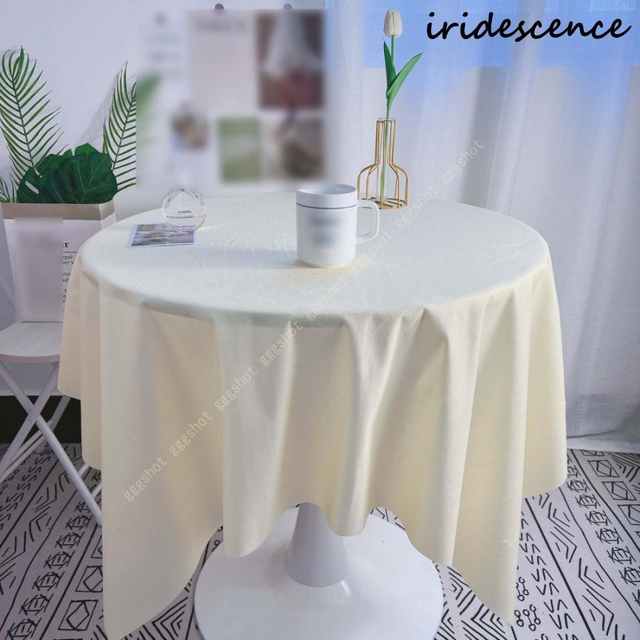 円形テーブルクロス 長方形 無地 北欧 テーブルカバー おしゃれ リネン