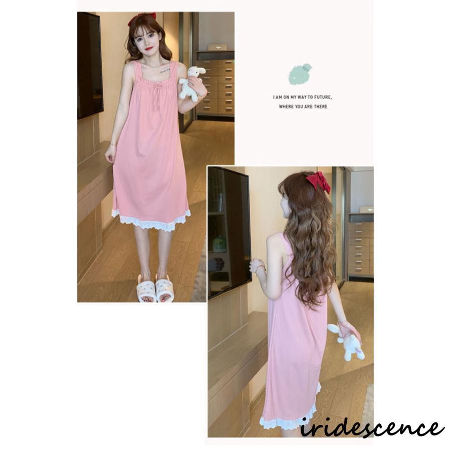 パジャマ キャミソール ワンピース レディース Aライン 夏用