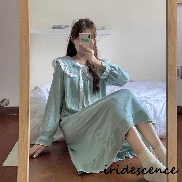 パジャマ ネグリジェ ルームウェア レディース 春 秋 冬 寝巻き ルーム