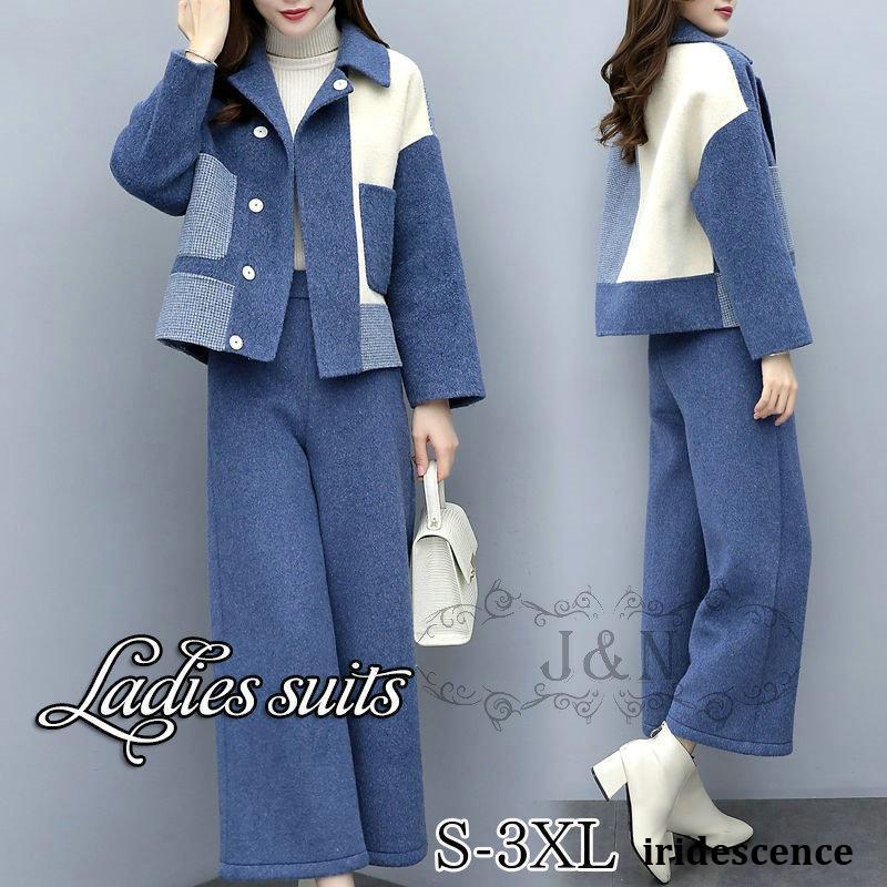 入学式 卒業式 服 母 パンツスーツ レディース 50代 セットアップ 40代 おしゃれ ママ長袖 千鳥格子 卒園式 ジャケット 通勤 OL 母親 2点セット 入学式 卒業式 服 母 パンツスーツ レディース 50代 セットアップ 50代