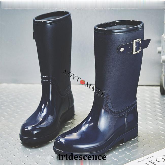 新品未着用！  ネイビー　ロング　レインブーツ 楽天市場】【大雨対策！5,960⇒2,480円】レインブーツ