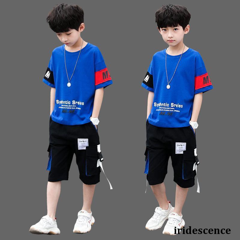 子供服 セットアップ キッズ 男の子 夏 上下セット 半袖Tシャツ ハーフパンツ 半ズボン 子供ジャージ ジュニア スポーツウェア おしゃれ 可愛い カジュアル 新品｜iridescence｜19