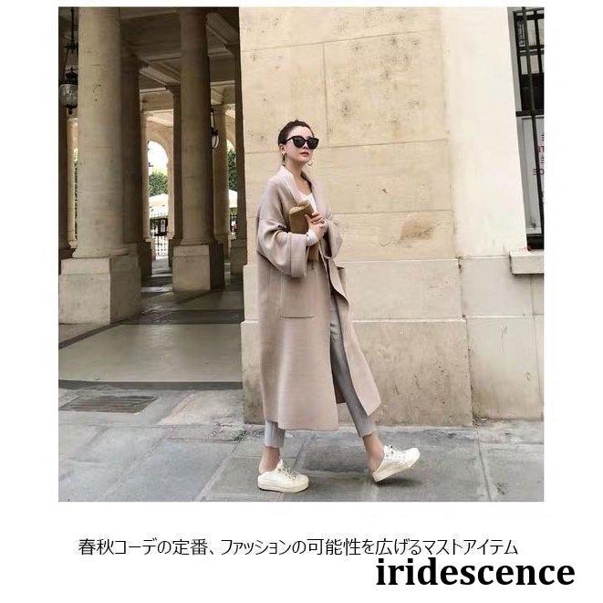 カーディガン ロング丈 レディース ニットカーディガン ボタン無し カーディガン ゆったり ロングカーディガン 秋 体型カバー コーディガン 春 カーディガン ロング丈 レディース ニットカーディガン ボタン無し