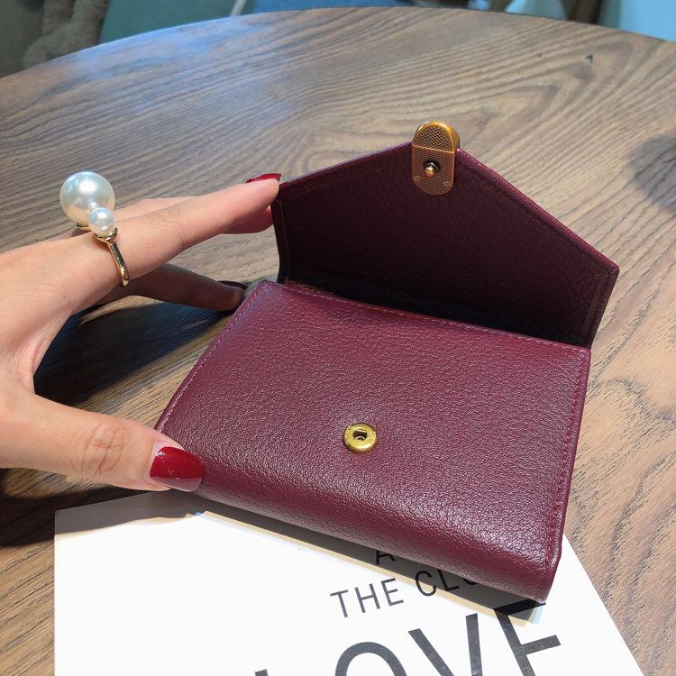 二つ折り財布 レディース財布 黒 本革 牛革 クリスマス ギフト