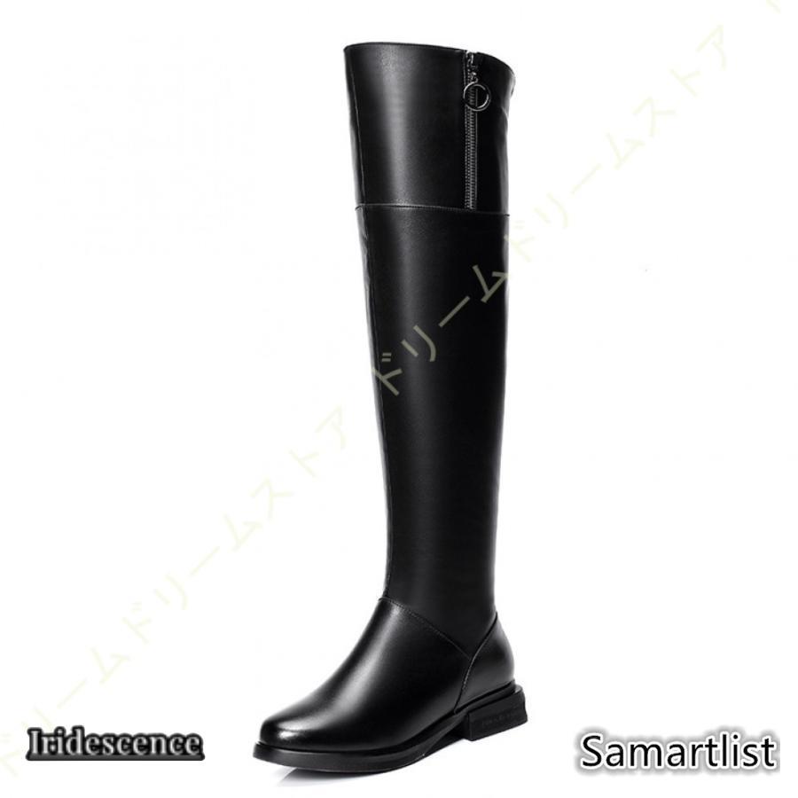 出品8/25まで・処分価格！BLUGRIA ニーハイブーツ 40 スクエアトゥストレッチニーハイブーツ[品番：ATAW0001274