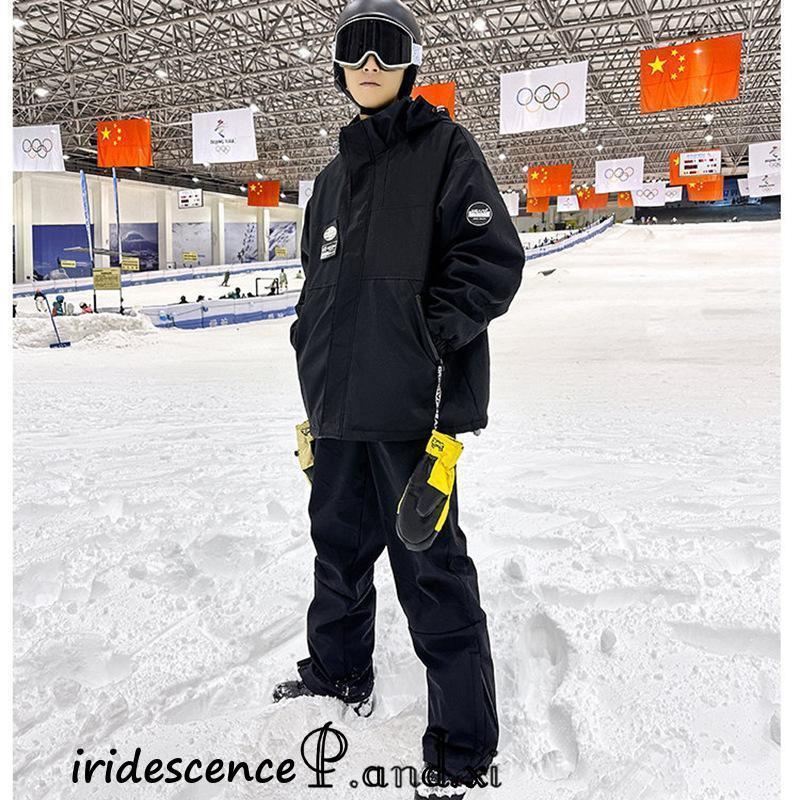 スキーウェア スノーボードウェア メンズ レディース 上下セット 中綿 裏起毛 撥水 防風 防寒 ボードウェア スノボウェア スノボー スキー ジャケット パンツ｜iridescence｜12