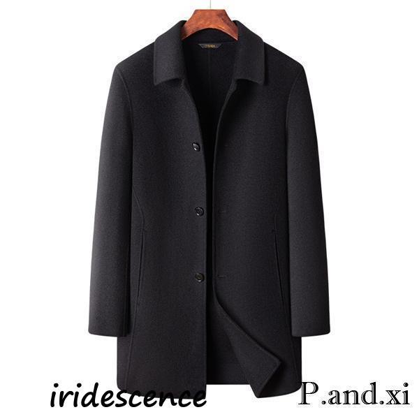 極美品✨ テアトラ　インデックスチェスター　コート　テーラード　ジャケット チェスターコート メンズ ロング丈 ウール混 ウールコート 通勤