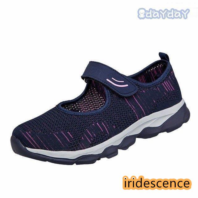 レディース 介護シューズ 高齢者シューズ マジックテープ 外反母趾 気性 柔軟性 メッシュ 中高齢者靴 5色 普段履き | ブランド登録なし | 03