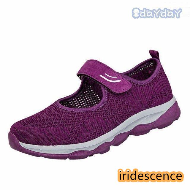 レディース 介護シューズ 高齢者シューズ マジックテープ 外反母趾 気性 柔軟性 メッシュ 中高齢者靴 5色 普段履き | ブランド登録なし | 04