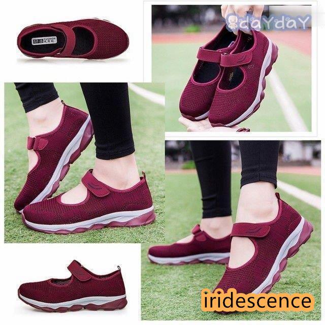 レディース 介護シューズ 高齢者シューズ マジックテープ 外反母趾 気性 柔軟性 メッシュ 中高齢者靴 5色 普段履き | ブランド登録なし | 06