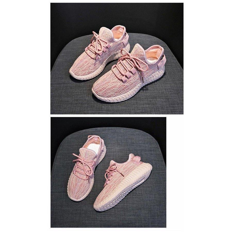 レディースファッション スニーカー  厚底 フラット ランニングシューズ カジュアル おしゃれ 通気性 メッシュ 柔らかい シンプル かっこいい スニーカー | ブランド登録なし | 11