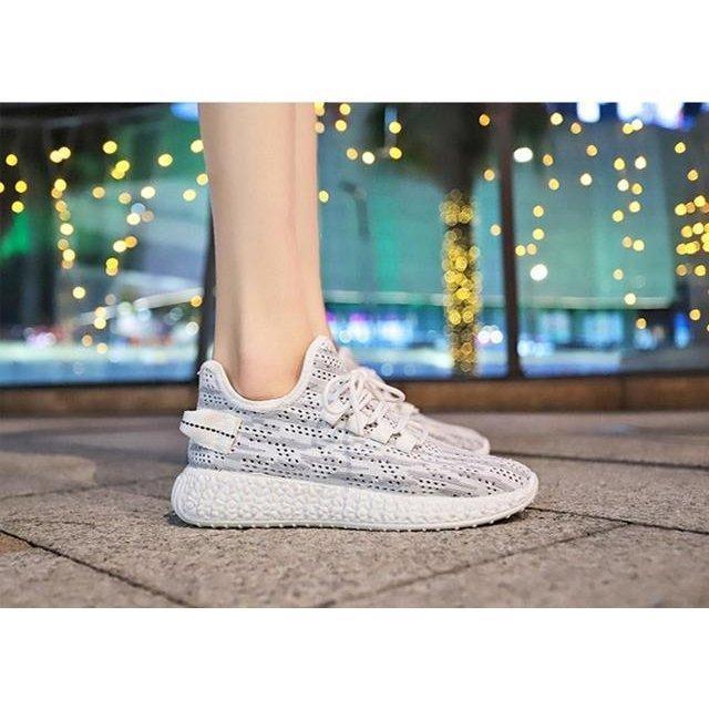 レディースファッション スニーカー  厚底 フラット ランニングシューズ カジュアル おしゃれ 通気性 メッシュ 柔らかい シンプル かっこいい スニーカー | ブランド登録なし | 15