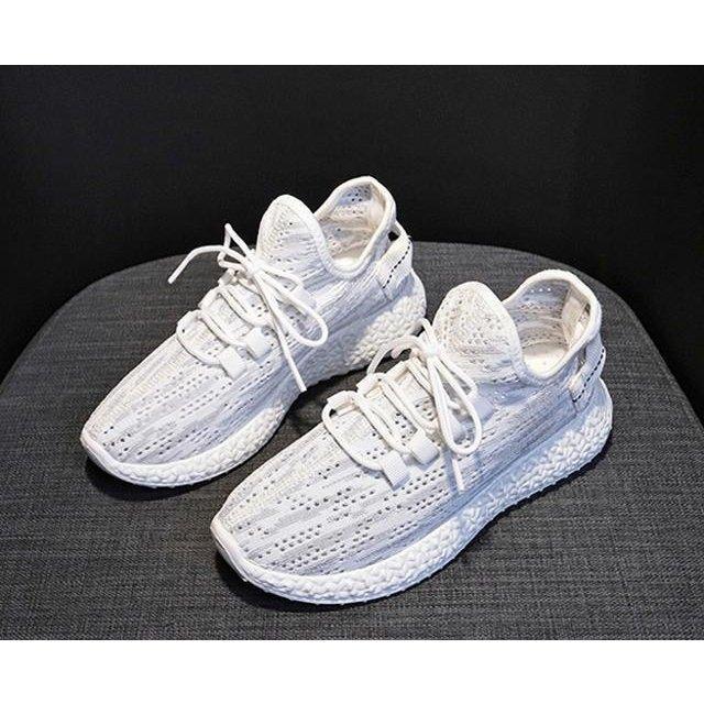 レディースファッション スニーカー  厚底 フラット ランニングシューズ カジュアル おしゃれ 通気性 メッシュ 柔らかい シンプル かっこいい スニーカー | ブランド登録なし | 16