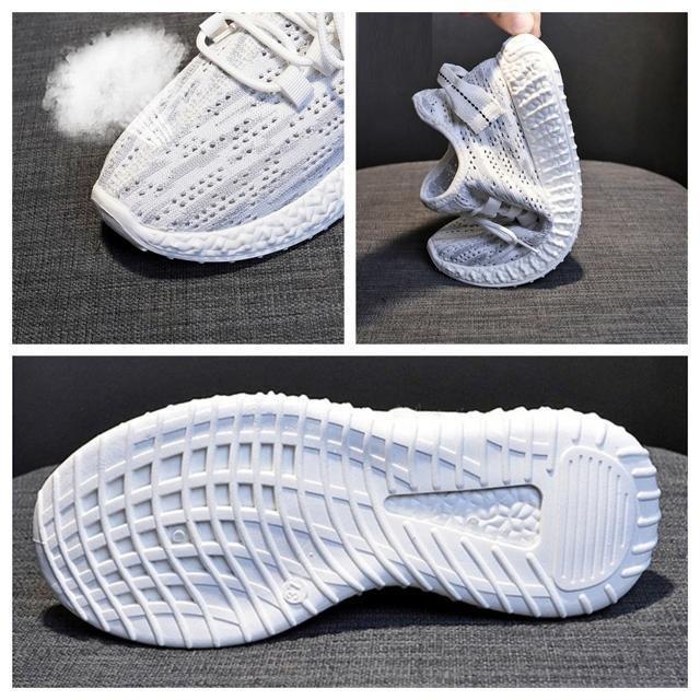 レディースファッション スニーカー  厚底 フラット ランニングシューズ カジュアル おしゃれ 通気性 メッシュ 柔らかい シンプル かっこいい スニーカー | ブランド登録なし | 19