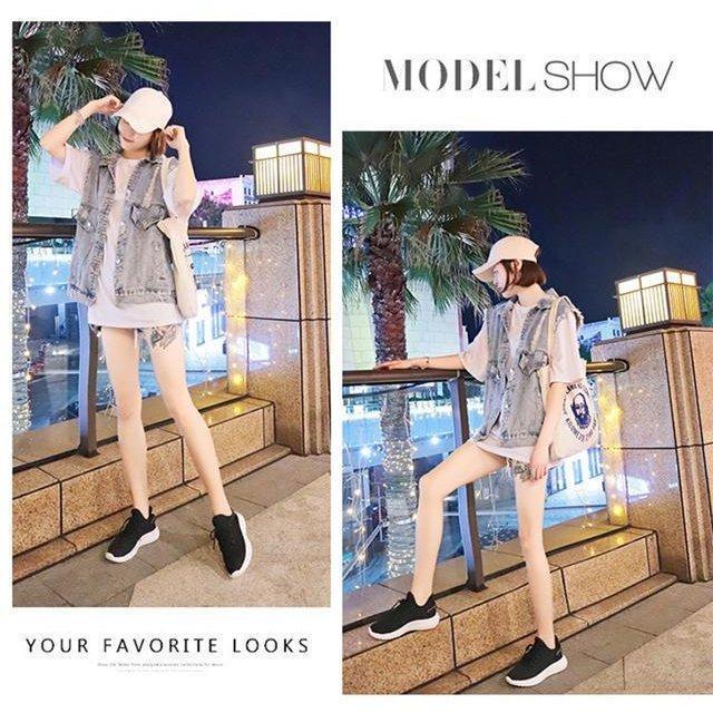 レディースファッション スニーカー  厚底 フラット ランニングシューズ カジュアル おしゃれ 通気性 メッシュ 柔らかい シンプル かっこいい スニーカー | ブランド登録なし | 03