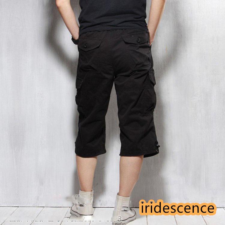 カーゴパンツ メンズ 7分丈パンツ クロップドパンツ ハーフパンツ