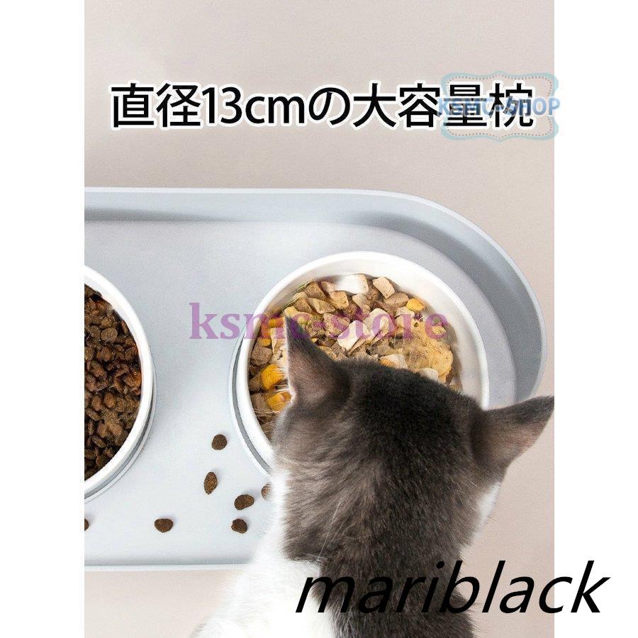 ペット用品 ペットグッズ 食器 餌入れ 水入れ ごはん お皿 ボウル スタンド 安定 無地 シンプル グレー グリーン ホワイトハイセンス 相棒 | ブランド登録なし | 04