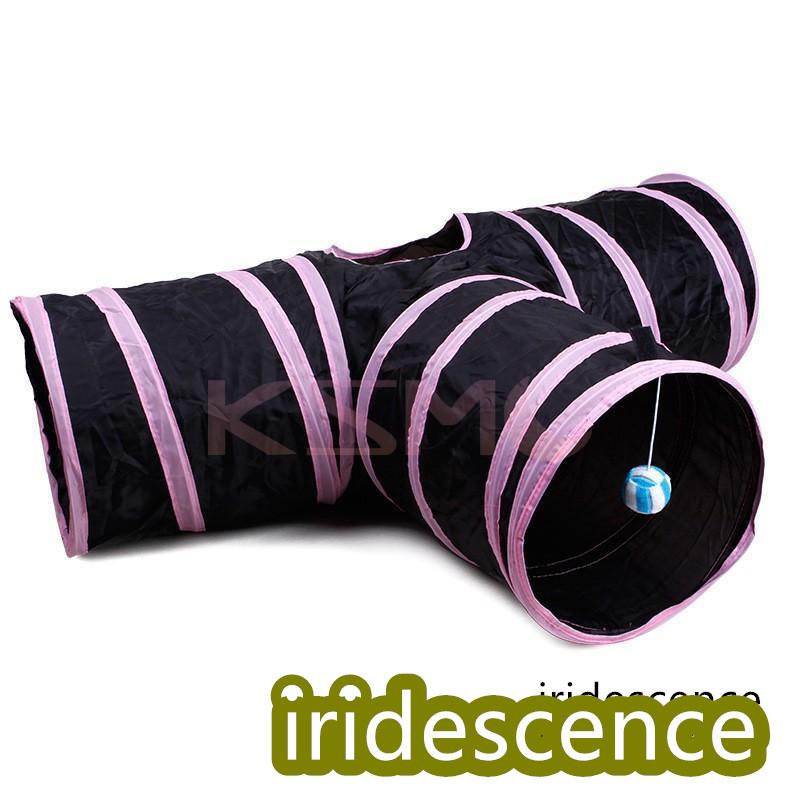 猫 トンネル おもちゃ 猫 キャットトンネル 猫じゃらし付き 折り畳み可 軽量 ペット玩具 3通 | ブランド登録なし | 06