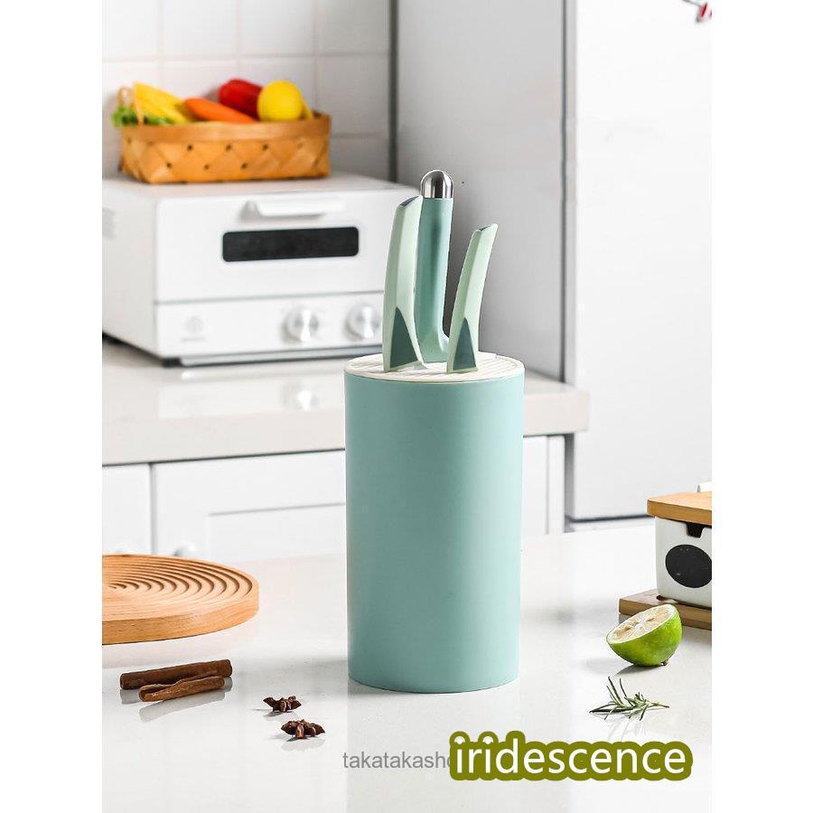 日用雑貨 キッチン雑貨 キッチン用品 包丁スタンド 円柱 水切り 無地