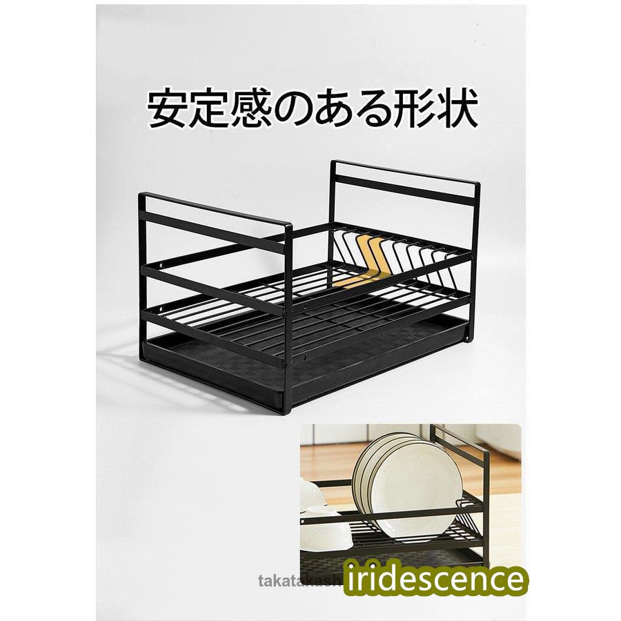 日用雑貨 キッチン雑貨 キッチン用品 水切りラック まな板スタンド 包丁スタンド ナイフスタンド カトラリー 水回りアイテム ブラック ホワイト温もり | ブランド登録なし | 04