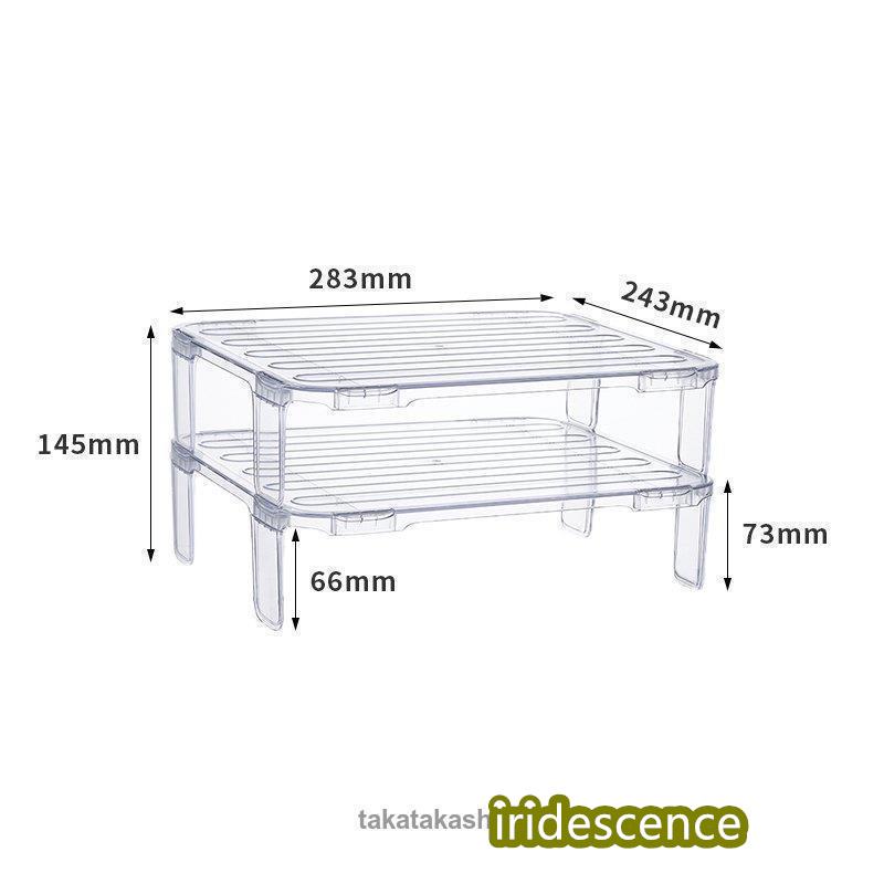 日用雑貨 キッチン雑貨 キッチン用品 ラック 隙間収納 収納 便利グッズ 組合せ シンプル すっきり ナチュラル クリア 収納 エレガント シンプル | ブランド登録なし | 02