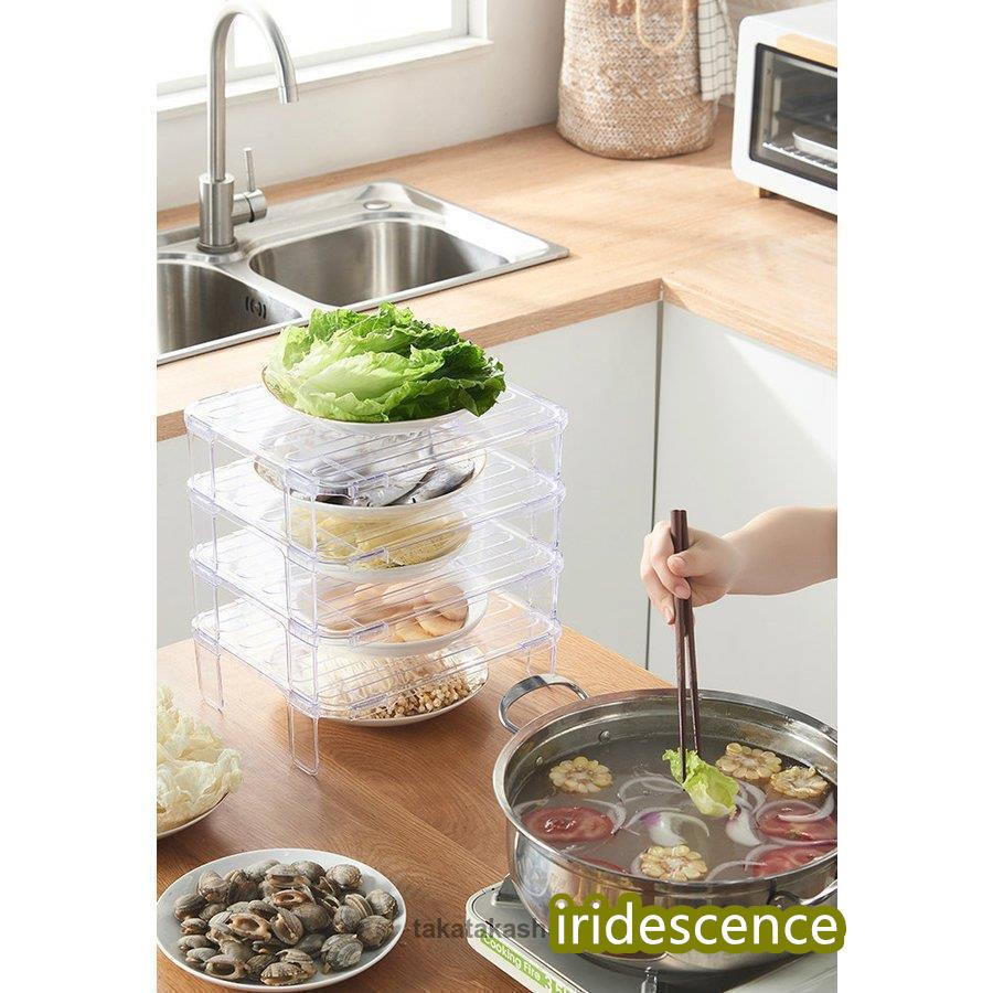 日用雑貨 キッチン雑貨 キッチン用品 ラック 隙間収納 収納 便利グッズ 組合せ シンプル すっきり ナチュラル クリア 収納 エレガント シンプル | ブランド登録なし | 05