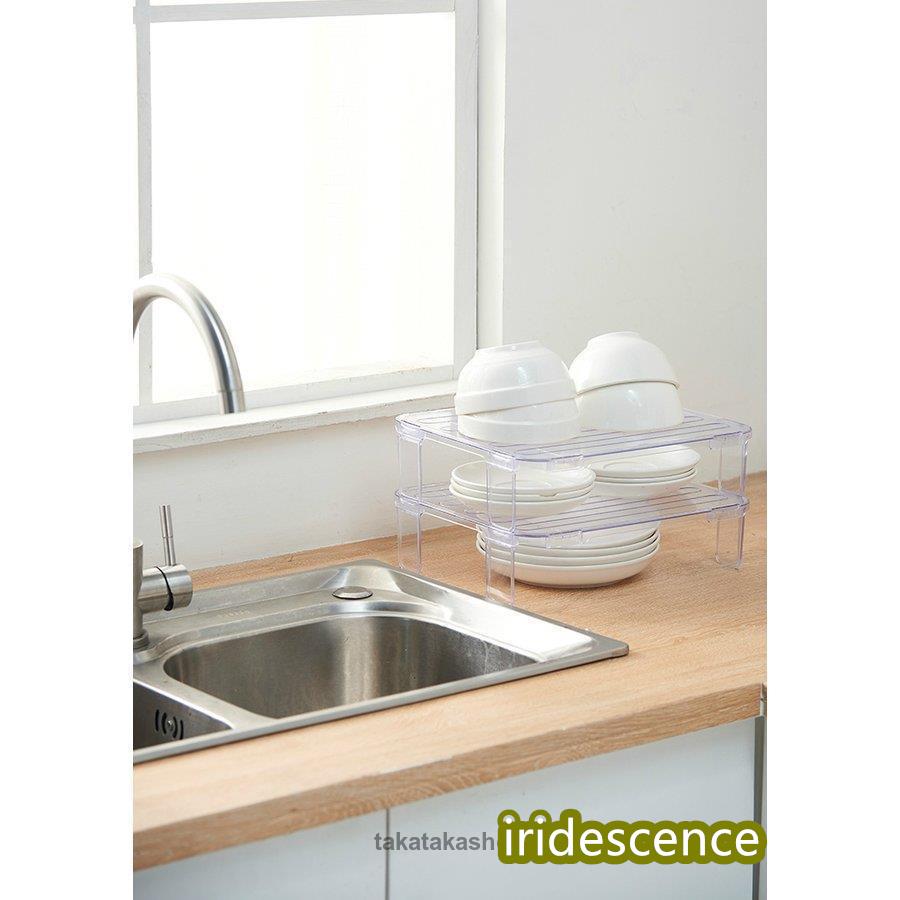 日用雑貨 キッチン雑貨 キッチン用品 ラック 隙間収納 収納 便利グッズ 組合せ シンプル すっきり ナチュラル クリア 収納 エレガント シンプル | ブランド登録なし | 08