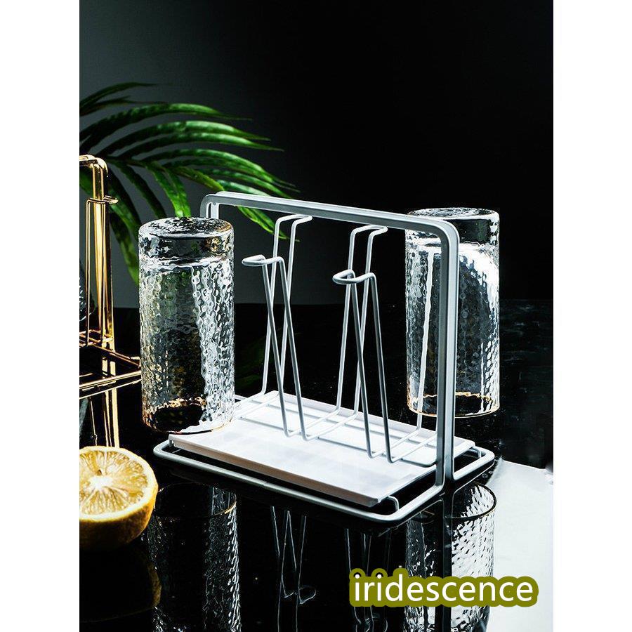 日用雑貨 キッチン雑貨 キッチン用品 グラススタンド カップスタンド 水切りラック スタイリッシュ シンプル 便利グッズ ホワイト ゴールドハイセンス | ブランド登録なし | 04