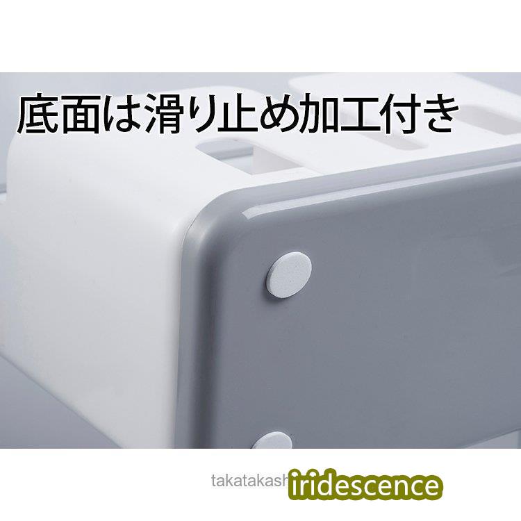 日用雑貨 キッチン雑貨 キッチン用品 包丁スタンド カトラリースタンド 見せる収納 水切りトレー付 無地 シンプル 便利アイテム ホワイト | ブランド登録なし | 04