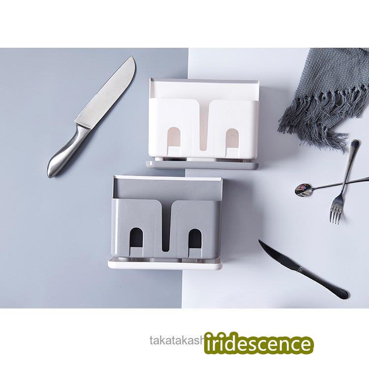 日用雑貨 キッチン雑貨 キッチン用品 包丁スタンド カトラリースタンド 見せる収納 水切りトレー付 無地 シンプル 便利アイテム ホワイト | ブランド登録なし | 09