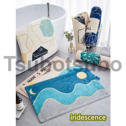 バスマット　お風呂マット　吸水絨毯　吸水速乾　滑り止めマット　キッチン玄関寝室バスマット　北欧風ins風　家庭用　おしゃれ | ブランド登録なし | 01