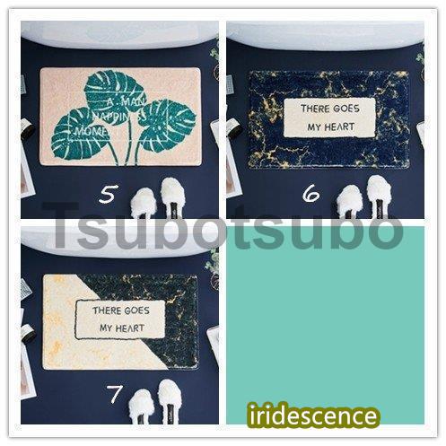 バスマット　お風呂マット　吸水絨毯　吸水速乾　滑り止めマット　キッチン玄関寝室バスマット　北欧風ins風　家庭用　おしゃれ | ブランド登録なし | 03